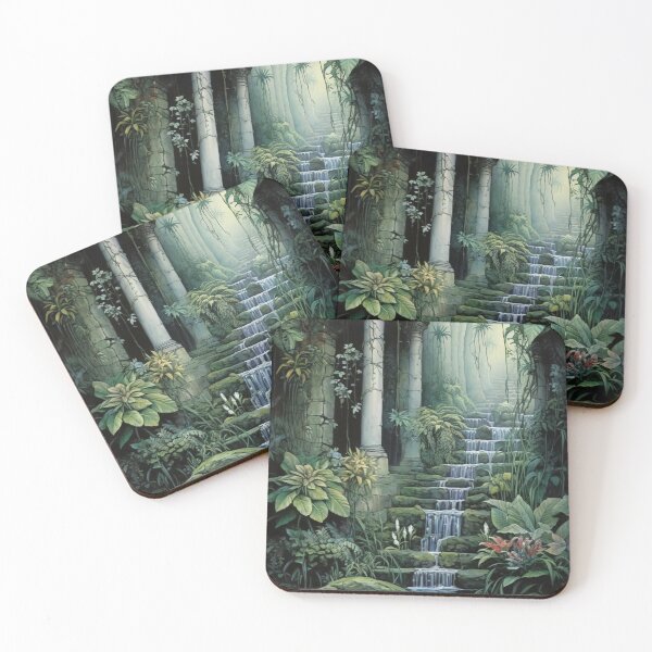 Item preview, Ancient Ruins Waterfall designed and sold by bloorose.