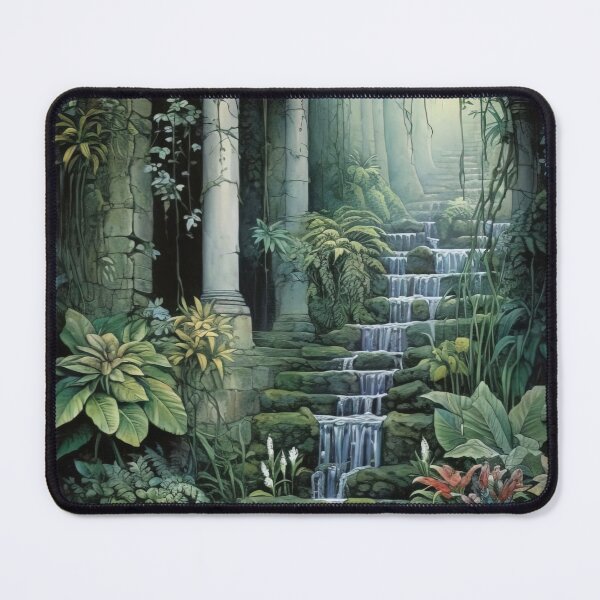 Item preview, Ancient Ruins Waterfall designed and sold by bloorose.