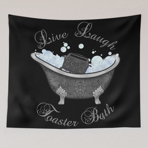 Item preview, Live Laugh Toaster Bath designed and sold by Miss Lunaria.