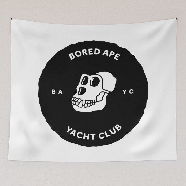 Item preview, Bored Ape Yacht Club Black Logo designed and sold by OpenSeahub.