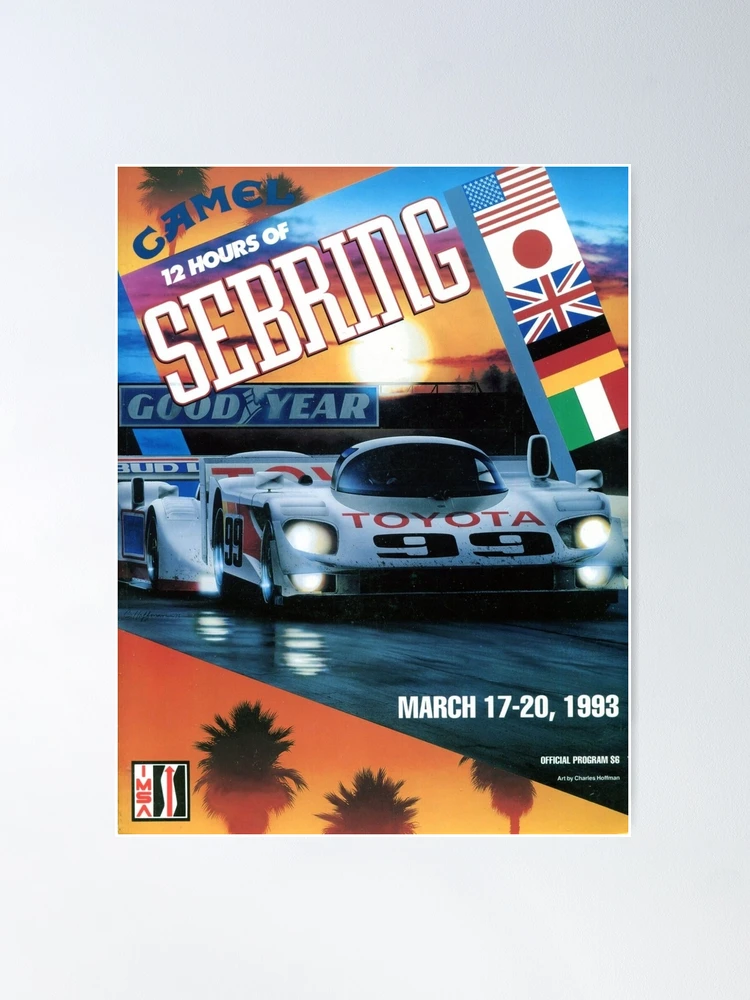 Sebring 12 Hours 1993 Poster - Classic Endurance Racing Art