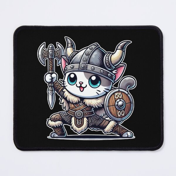 Item preview, Viking Cat Kawaii Fighter Fun designed and sold by lAnJefurtifeu.