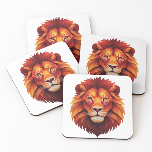 Item preview, Strong Fiery Lion Silhouette designed and sold by RebelPaintBrush.