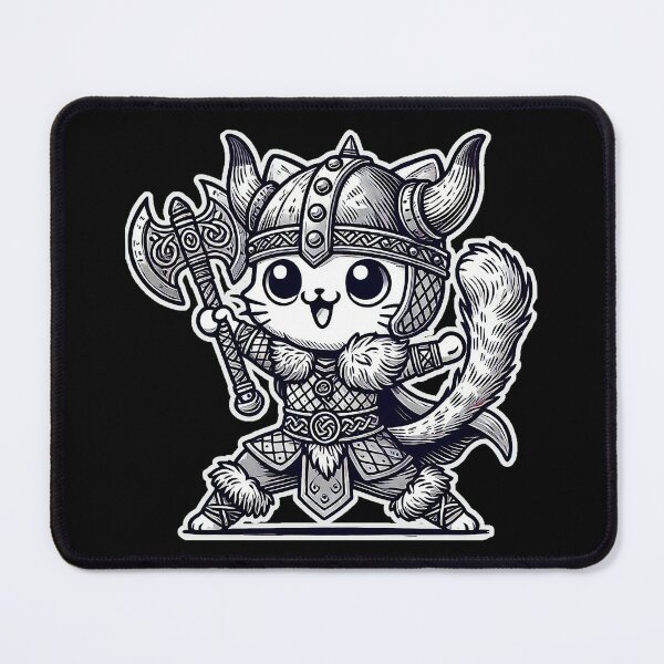 Item preview, Viking Cat Kawaii Fighter Fun designed and sold by lAnJefurtifeu.