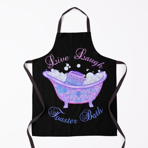 Item preview, Live Laugh Toaster Bath (pastel) designed and sold by Miss Lunaria.