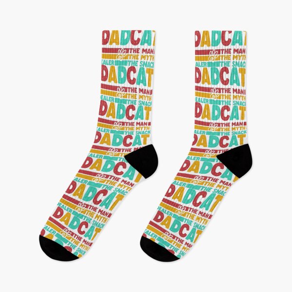 Item preview, Cat Dad The Man The Myth Snack Dealer, Retro Vintage - White color designed and sold by IT-Express.