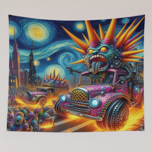 Item preview, Punker Parade in Hell Town – Perfect Present designed and sold by Imaginarium of Chaos falcon88 .
