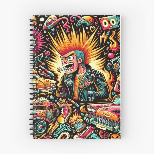 Item preview, Quirky Punkers on Wheels of Fire – Perfect Present designed and sold by Imaginarium of Chaos falcon88 .