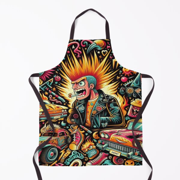 Item preview, Quirky Punkers on Wheels of Fire – Perfect Present designed and sold by Imaginarium of Chaos falcon88 .