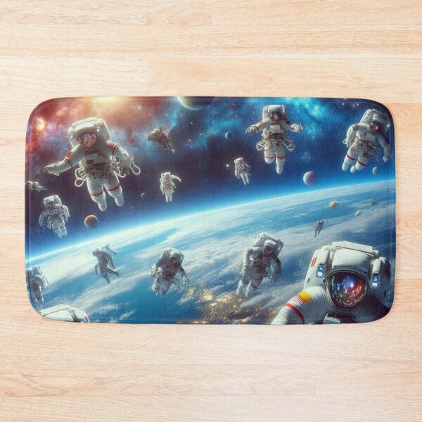 Item preview, Astronauts floating away into space  designed and sold by WyckedLynn.