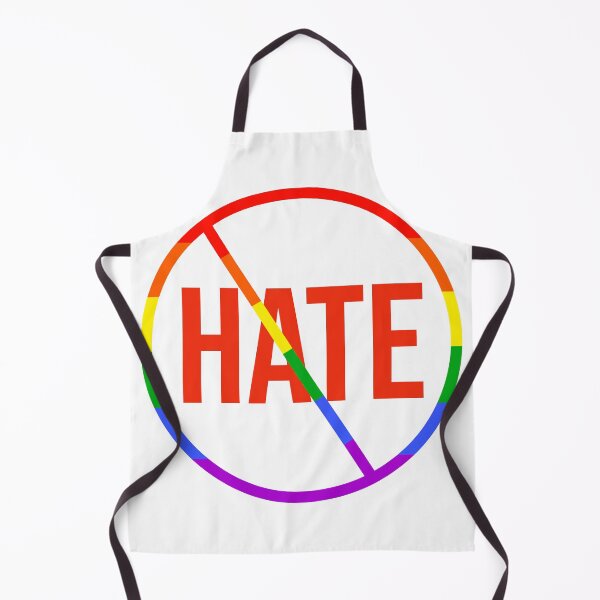 Item preview, Against hate rainbow design designed and sold by Rachel the Artist .