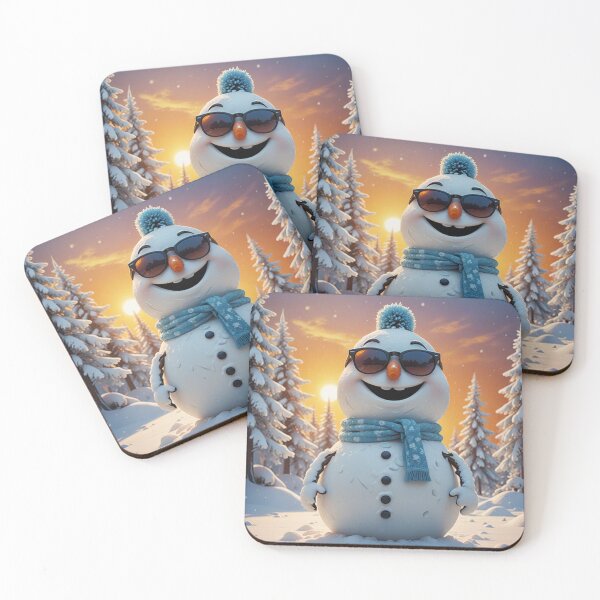 Item preview, The Chilling Snowman in The Christmas Woods designed and sold by Ink And Inspire.