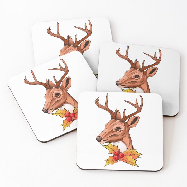 Item preview, Neotraditional deer designed and sold by theartsyeq_art.
