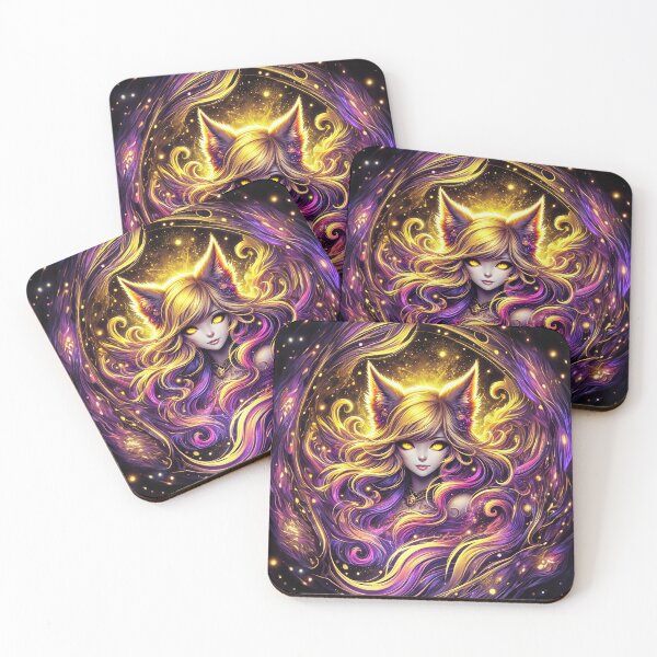 Item preview, Stellar Radiance: Kitsune of the Cosmos designed and sold by Vault of Wonders.
