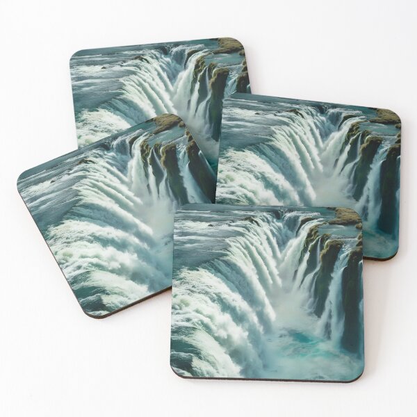Item preview, two waterfalls meeting in the forest designed and sold by AA-designstore.