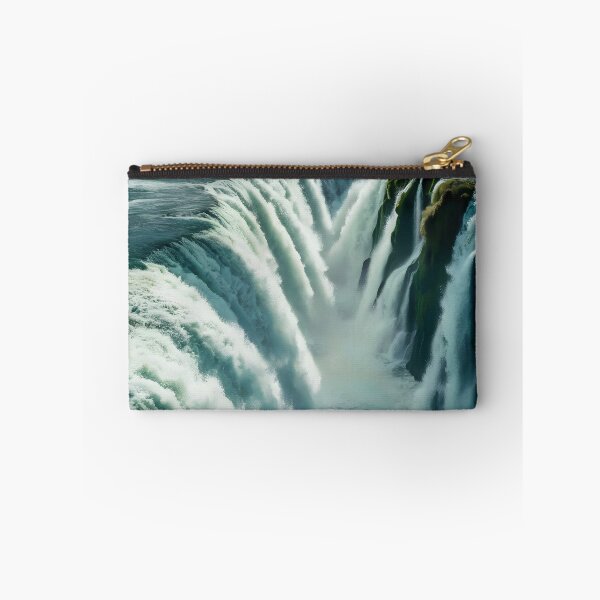 Item preview, two waterfalls meeting in the forest designed and sold by AA-designstore.