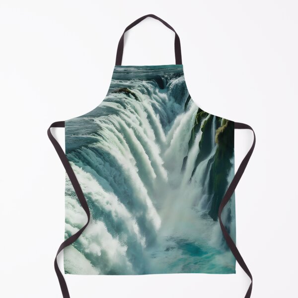 Item preview, two waterfalls meeting in the forest designed and sold by AA-designstore.