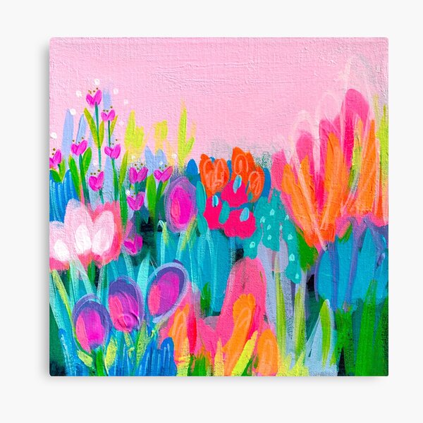 Pink floral Canvas Print