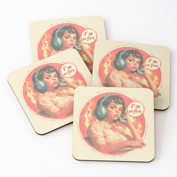 Item preview, I’m on Fire Vintage Art designed and sold by Canary-Vice.