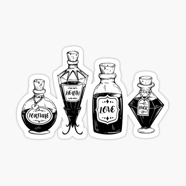 Item preview, Victorian Witchcraft Potion Bottles  designed and sold by Ceroniquai.