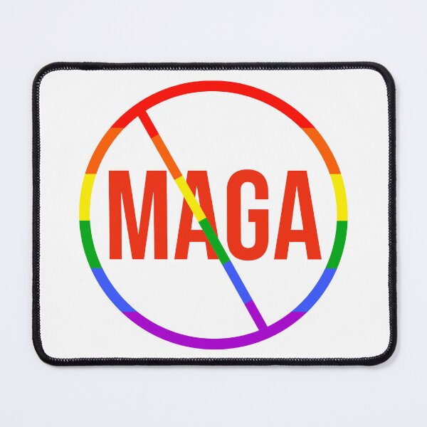 Item preview, rainbow resistance anti MAGA design designed and sold by Rachel the Artist .