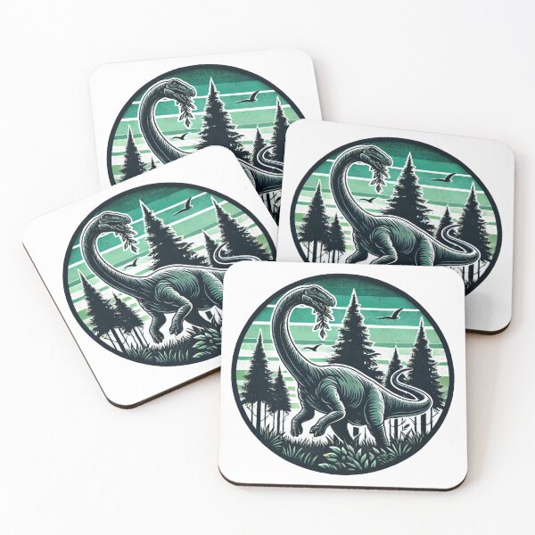 Item preview, Diplodocus dinosaur in its habitat designed and sold by JonelleTshirts.