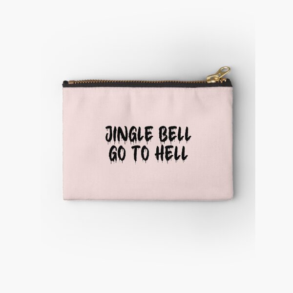 Artikelvorschau, SCHWARZ AUF ROSA JINGLE BELL BLUTTROPFEN entworfen und verkauft von RomeArtCo.