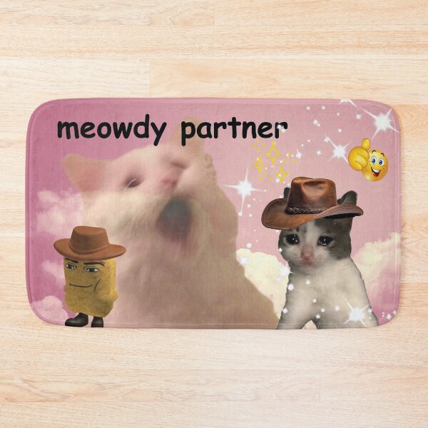 Item preview, meowdy partner cowboy cat  designed and sold by alisonm47.