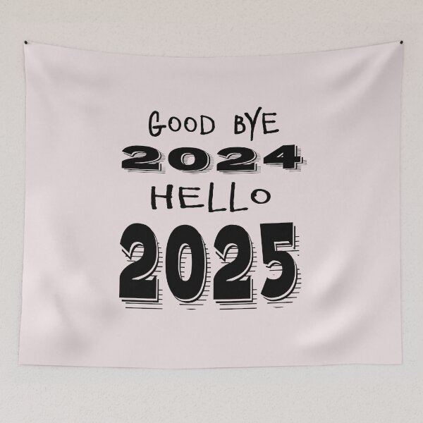 Item preview, Goodbye 2024 Hello 2025,2025 designed and sold by Essafi  ⭐️⭐️⭐️⭐️⭐️⭐️.