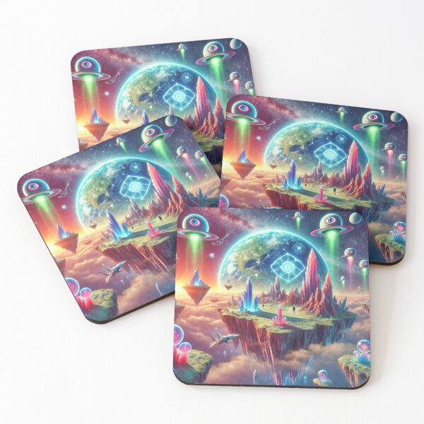 Item preview, Multi-dimensional Single eyed Alien Planet designed and sold by WyckedLynn.