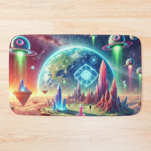 Item preview, Multi-dimensional Single eyed Alien Planet designed and sold by WyckedLynn.