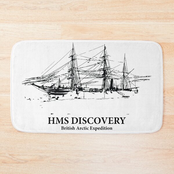 Aperçu de l'œuvre HMS Discovery - Expédition britannique dans l'Arctique créée et vendue par Lakeric Cityscapes.