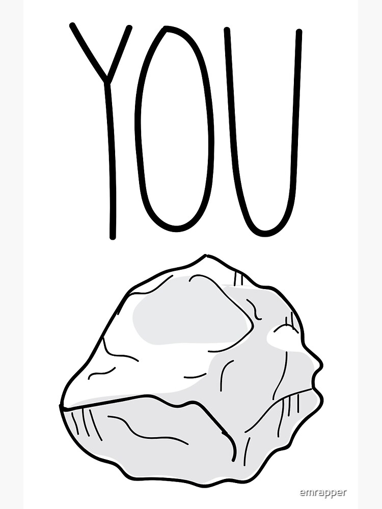 "You Rock" Poster by emrapper Redbubble
