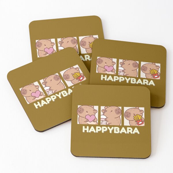 Item preview, Three Happy Capybara designed and sold by The magic  Yellow bus.