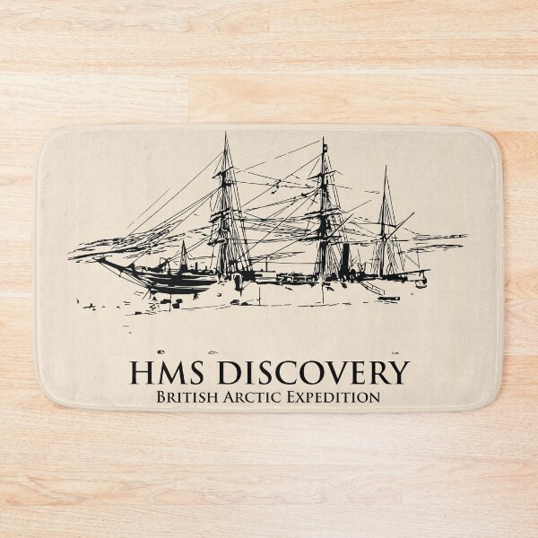 Aperçu de l'œuvre HMS Discovery - Expédition britannique dans l'Arctique créée et vendue par Lakeric Cityscapes.