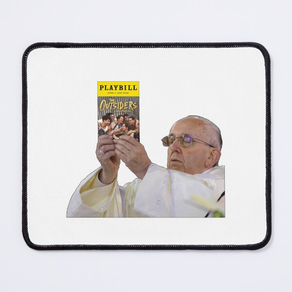 Item preview, Pope Holding The Outsiders Program designed and sold by baranskini.