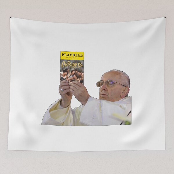 Item preview,  Pope Holding The Outsiders Program designed and sold by baranskini.