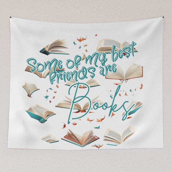 Item preview, Algunos de mis mejores amigos son los libros designed and sold by MamaCDesigns.
