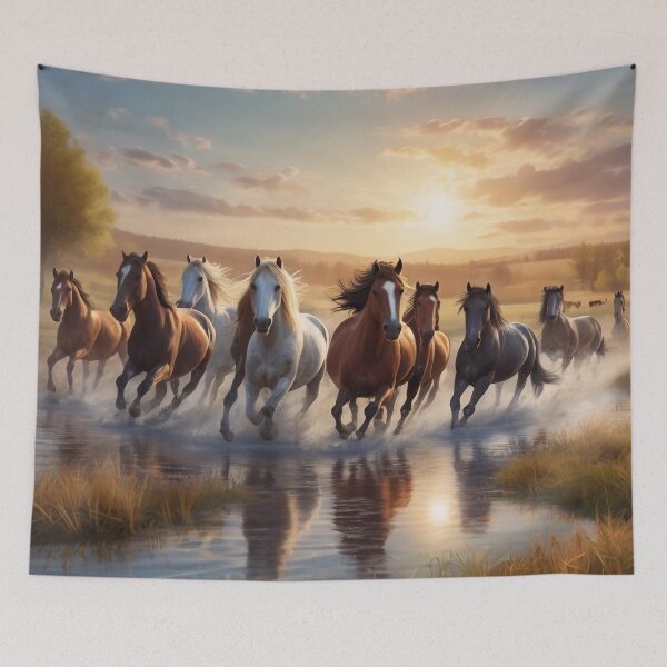 Item preview, herd of horses designed and sold by LauraGCastro.