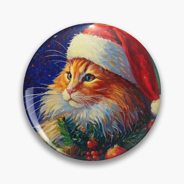 Aperçu de l'œuvre chat de Noël en vacances créée et vendue par SILVRR.