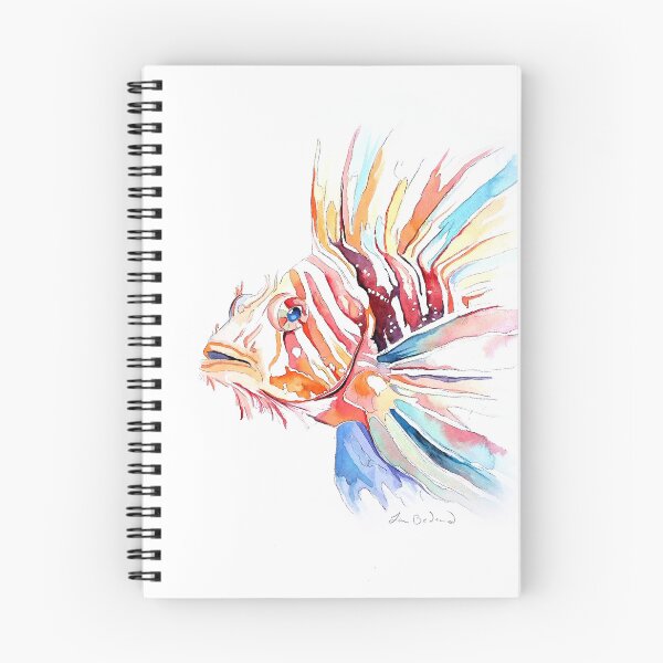 Item preview, Lionfish Watercolor (colorful) designed and sold by Coastal Watercolors by Laura.