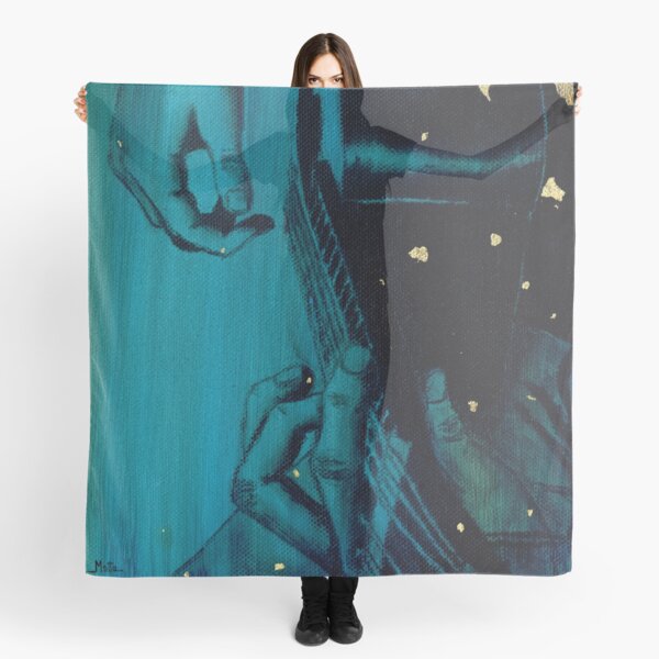 Blue Musician - Guitar Scarf