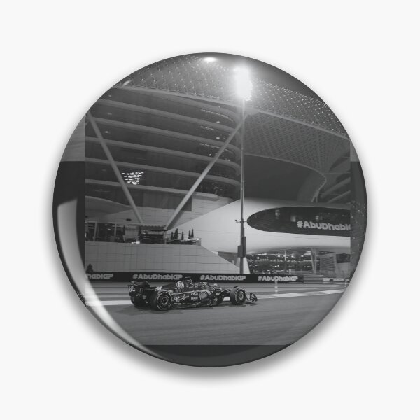 Item preview, Vintage Abu Dhabi Grand Prix Formula 1 artwork Black and White F1 Race Car Photography designed and sold by apixelwall.