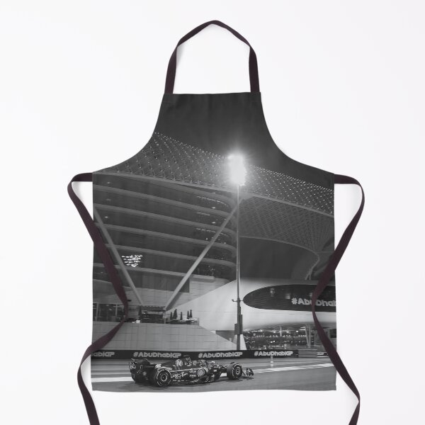 Item preview, Vintage Abu Dhabi Grand Prix Formula 1 artwork Black and White F1 Race Car Photography designed and sold by apixelwall.