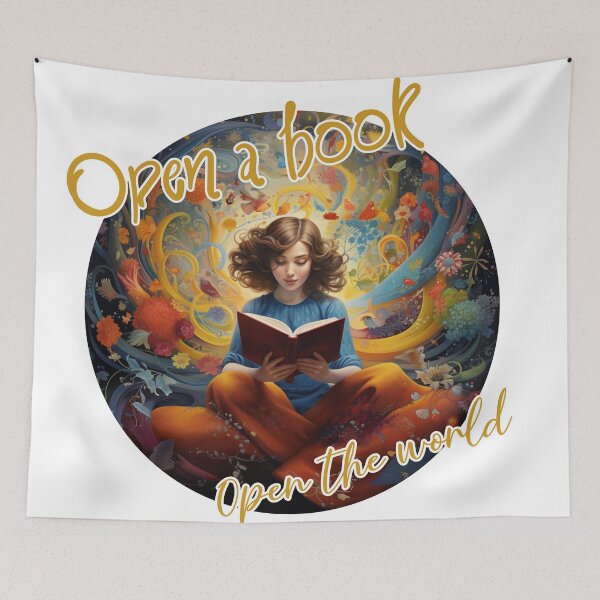 Item preview, Open a Book, Open the World designed and sold by MamaCDesigns.