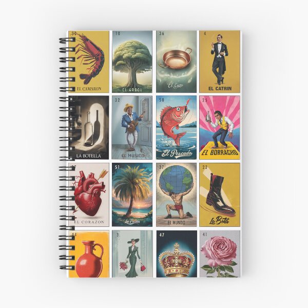 Item preview, Loteria Board - Tabla 18 designed and sold by matteflor.