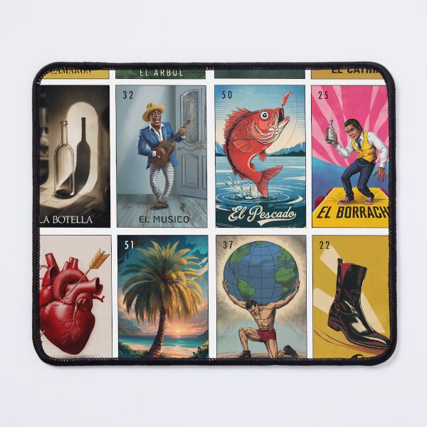 Item preview, Loteria Board - Tabla 18 designed and sold by matteflor.