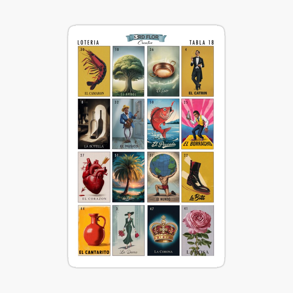 Loteria Board - Tabla 18 iPhone Case