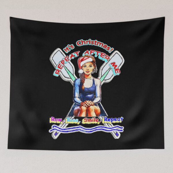 Item preview, Christmas is Rowing Through Life: Row, Rise, Smile, Repeat! designed and sold by Michael van der Hoorn.