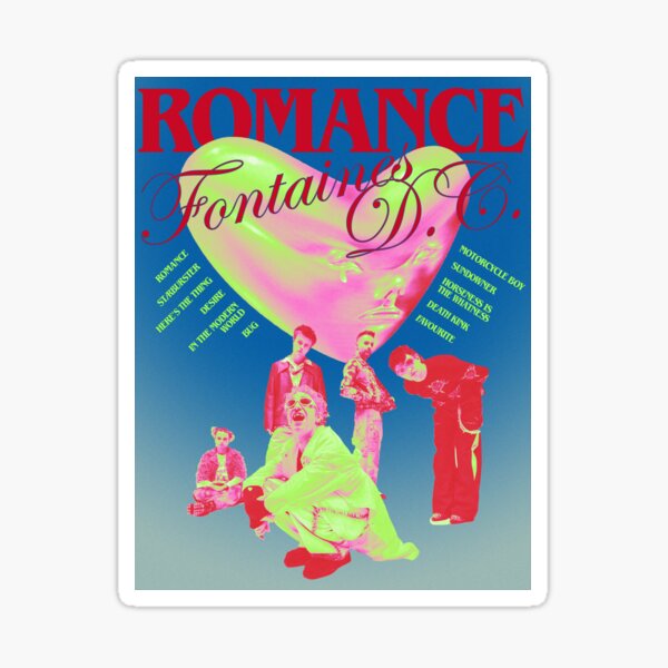Item preview, Fontaines D.C. Romance Poster designed and sold by gogster.